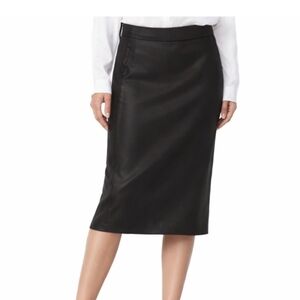 Sincerely Jules Elegant Black Split Skirt. NWT.